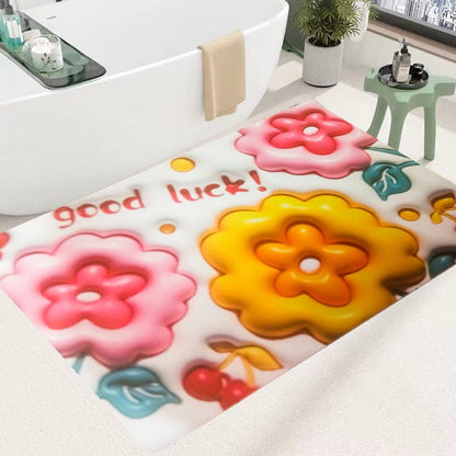 3D Prints Bathroom Non-Slip Floor Mat