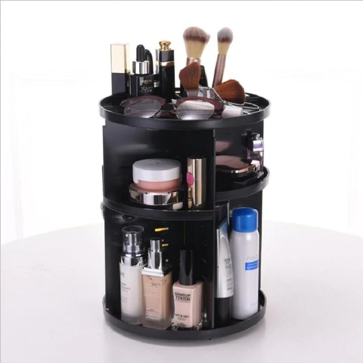 360 Rotating Makeup Organizer & Cosmetic Storage Box