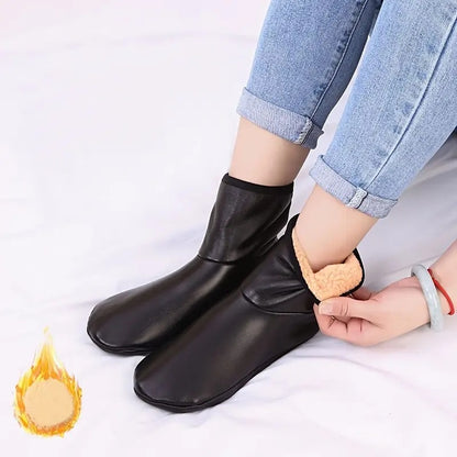 Fashionable Leather Style Socks